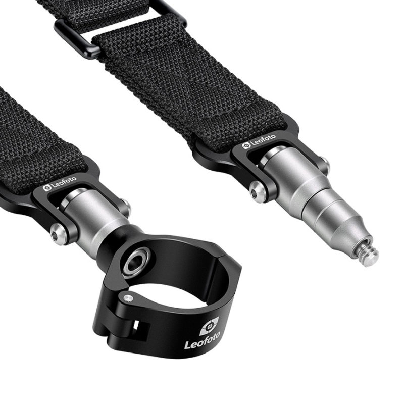 LEOFOTO Tragegurt Strap-28LS – Mit QD-Schellen, Für Stativbeine 28 Mm, Max. 1400 Mm Länge