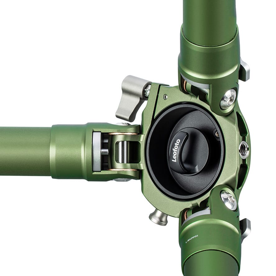 Summit Carbon Stativ LM-364CL Olive (extra lang) – Bild 8